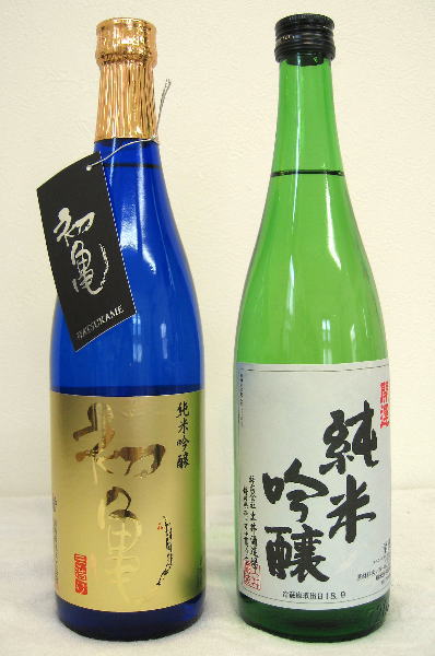 静岡の地酒セット■初亀【純米吟醸】べっぴん（レベル変更・赤ラベル）720ml■開運【純米吟醸】720ml