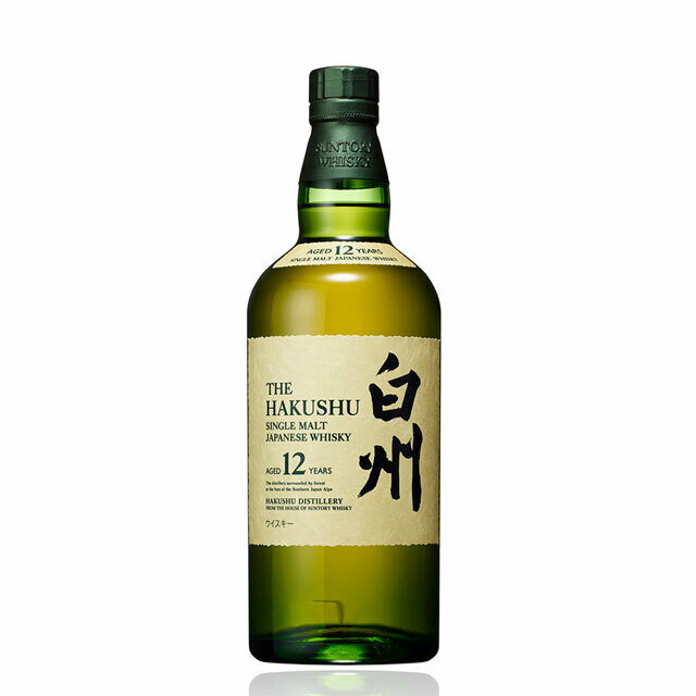 送料無料　サントリー　白州　12年　専用箱付き　ウィスキー　　700ml　シングルモルトウイスキー　1本　ジャパニーズウイスキー　長期熟成　希少　ヴィンテージ