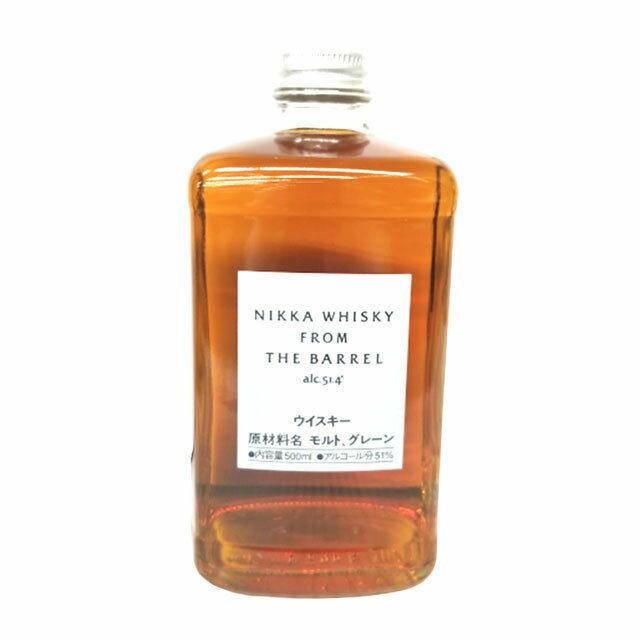 ニッカ　フロムザバレル　ウイスキー 送料無料　ニッカ　フロム・ザ・バレル　500ml　Nikka Whisky From The Barrel　アルコール51％　フロムザバレル　ブレンデッドウイスキー　ハイボール　ロック　ニッカウヰスキー