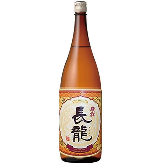 送料無料　長龍 慶雲　1.8L瓶　1800ml　1本　日本酒　16％　やや甘口　熱燗　長龍酒造　お酒