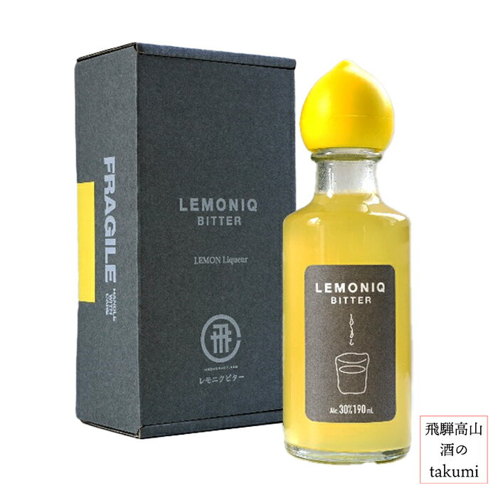 ꥭ塼 ˥ ӥ LEMONIQ BITTER 30% 190ml Ź ͹⻳ ե