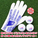 メンズ 【粋ゴルフグローブ&名入れゴルフボール3個&名入れカジノチップマーカー「ダイス」セット】 ラウンドに欠かせない3点セット/ ゴルフ セット グローブ マ...
