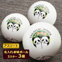 即日発送 卓球 ボール 【 名入れ 卓球ボール 3個 <アスリート仕様 3スター プレミアムクリーン > 】 卓球 ボール 名前 入り ニッタク Nittaku...