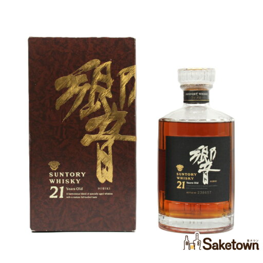 サントリー ウイスキー 響21年 金花 43% 700ml 瓶 1本 箱付き サントリー ウイスキー 響21年 金花 43% 700ml 瓶 1本 箱付き
