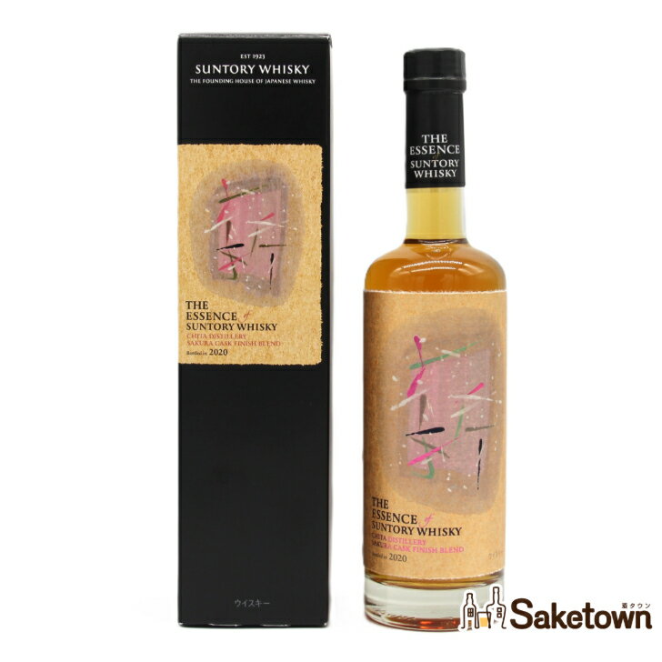 エッセンス・オブ・サントリーウイスキー シングルグレーンウイスキー 知多蒸溜所〈桜樽後熟ブレンド〉第4弾 50% 500ml 瓶 1本 箱付き