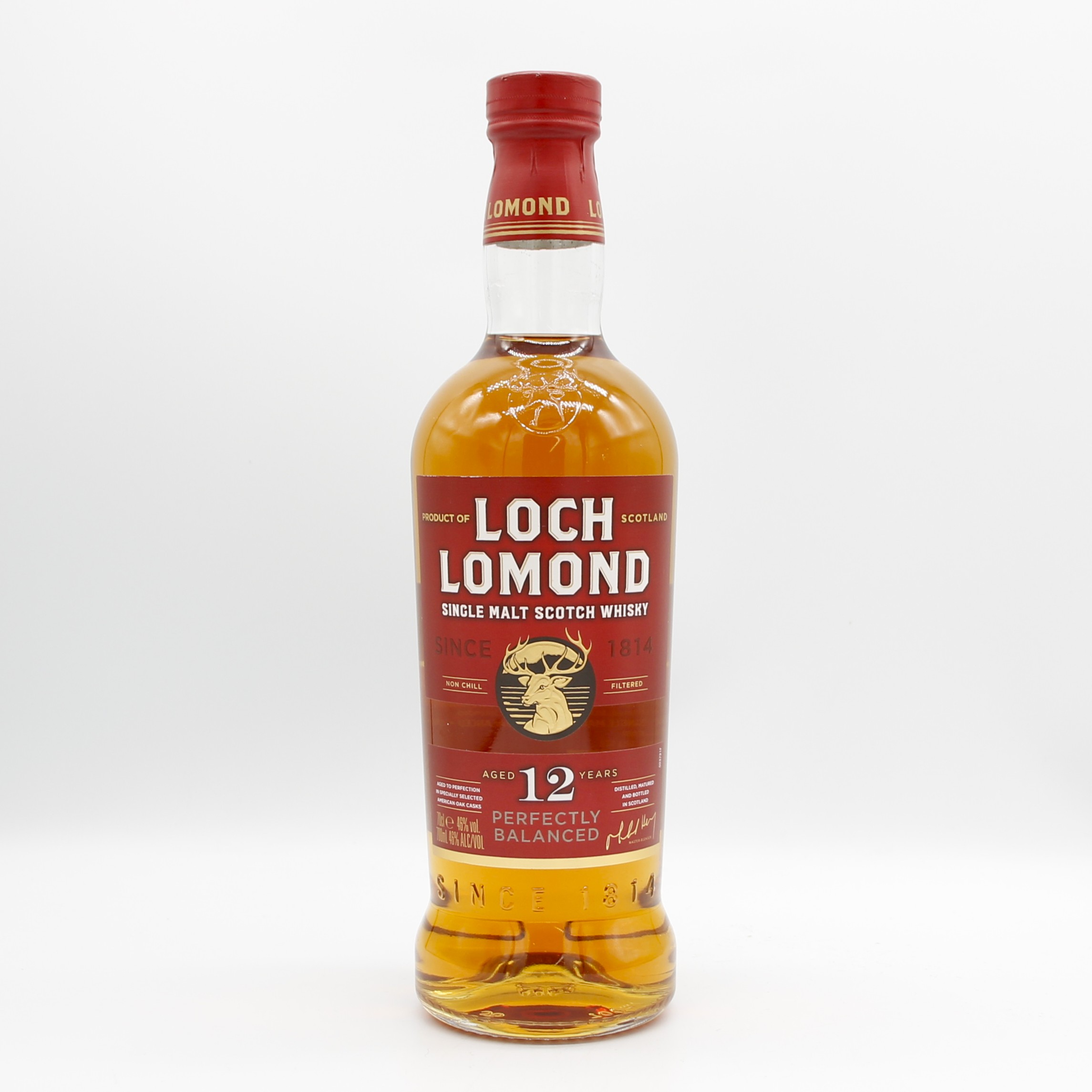 LOCH LOMOND ロッホローモンド12年 シングルモルト スコッチ ウイスキー 46% 700ml 瓶 1本 箱無し
