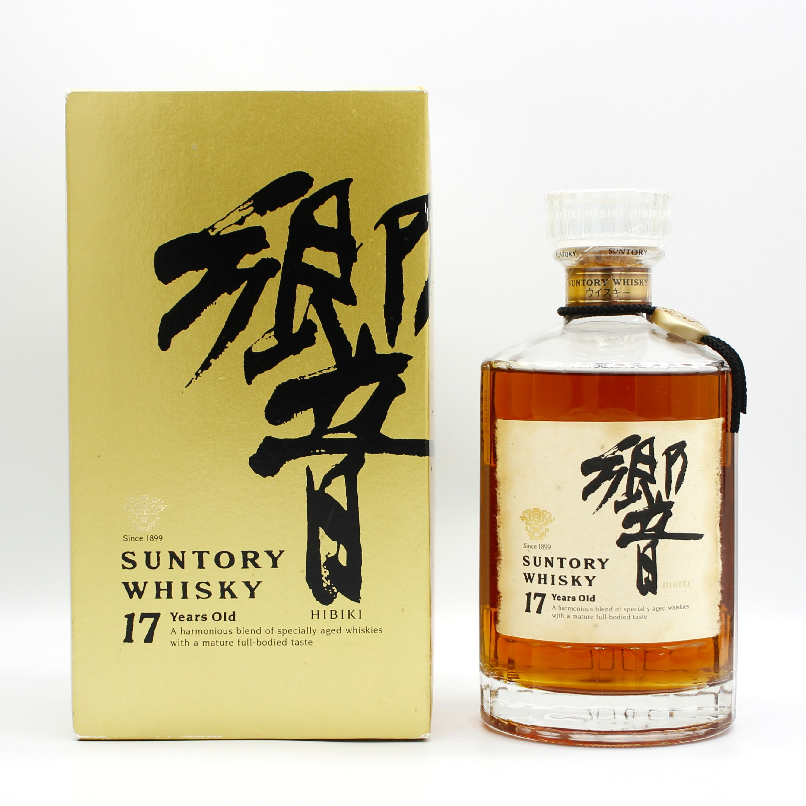 サントリー ウイスキー 響17年 裏ゴールド 旧ラベル 43% 700ml 瓶 1本 箱付き（2）