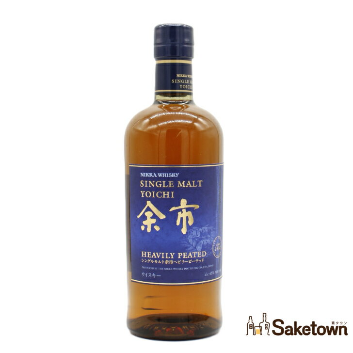 ニッカ ウイスキー シングルモルト 余市 ヘビリーピーテッド HEAVILY PEATED 48% 700ml 瓶 1本 箱無し