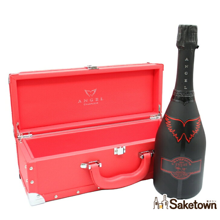 エンジェル シャンパーニュ NV ブリュット ヘイロー レッド シャンパン 12% 750ml 瓶 1本 箱付き (ANGEL CHAMPAGNE NV Brut Halo Red)