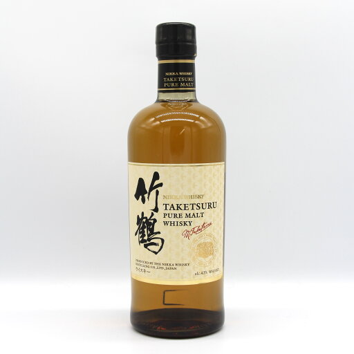 ニッカ ウイスキー ピュアモルト 竹鶴 新ボトル 43% 700ml 瓶 1本 箱無し