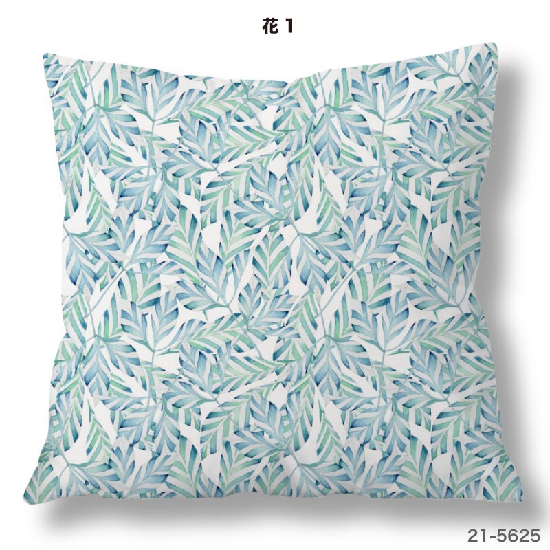 クッションカバー 45×45cm用 花柄 高級感 日本製 ストレッチ 洗える ファスナーなし 正方形 1枚 TEXIA (flower_1) [2]