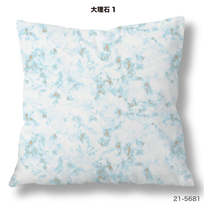 布雑貨専門店クロスネスのクッションカバー 45×45cm用 大理石 マーブル柄 高級感 日本製 ストレッチ 洗える ファスナーなし 正方形 1枚 TEXIA (marble_1)｜アングル2