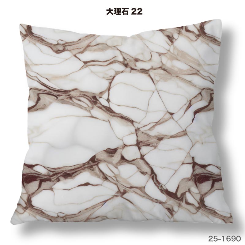 布雑貨専門店クロスネスのクッションカバー 45×45cm用 マーブル柄 モダン 高級感 日本製 ストレッチ 洗える ファスナーなし 正方形 1枚 TEXIA (marble_3)｜アングル3