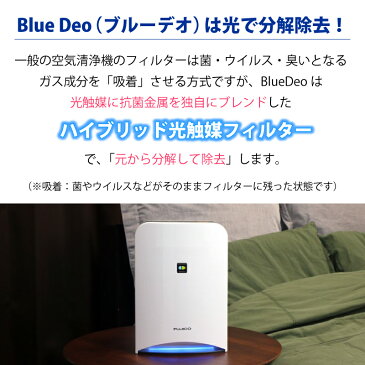 【レビュー投稿でプレゼント有り】 フジコー ブルーデオ 日本製 空気清浄機 フィルター交換不要 花粉 玄関 光触媒 コロナウィルス対策 除菌 脱臭機 除菌 消臭 小型 光触媒フィルター 脱臭 BlueDeo コンパクト 母の日 プレゼント ギフト MC-S101 IT (WEB限定) KS