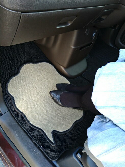 FORD - 【送料無料】 かわいい インテリアマット 自動車用マット　ペットマット セカンドマット アウトドアマット シルエット フロアマット 多用途マット 吹き出し 純国産品