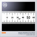 シンワ測定 直尺 シルバー 上下段1mmピッチ 15cm（JIS 1級）