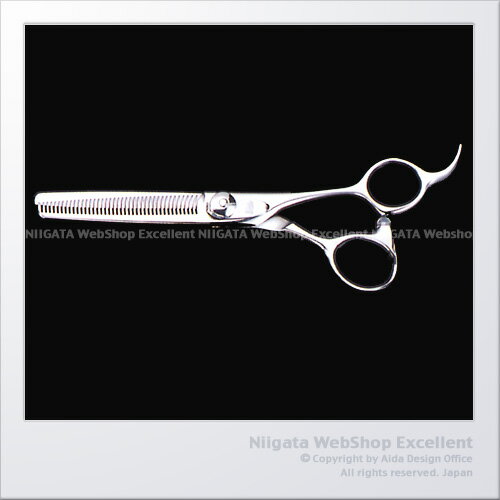 SQUARE セニングシザー アール純梳き（表）櫛刃（6.0インチ）