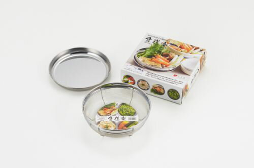 Basket, Cart - 食道楽 盆ザル＆トレーセット 19cm
