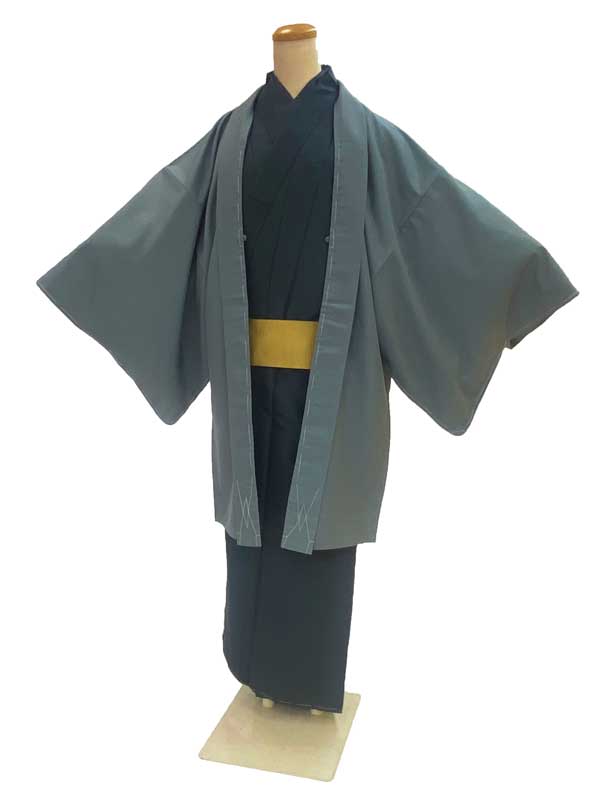 お仕立て上り メンズ きもの【M サイズ】袷の着物 男物 きもの 【メーカー処分品】着物で お洒落 を楽しもう♪気軽に着れる キモノ です!【きもの ・ 羽織...