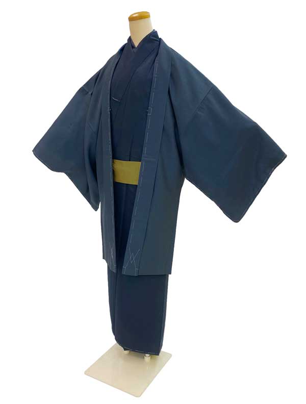 お仕立て上り メンズ きもの【Lサイズ】袷の着物 男物 きもの 【メーカー処分品】着物で お洒落 を楽しもう♪気軽に着れる キモノ です!【きもの ・ 羽織 ...