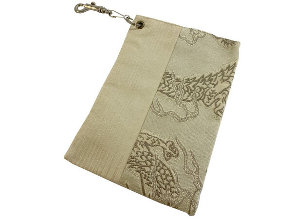 【メーカー在庫処分品】男 鉄砲ナスカン付き 巾着袋 小袋　巾着スマホや小物など入れるのに便利！男のアイテム！これがあれば、超便利です。