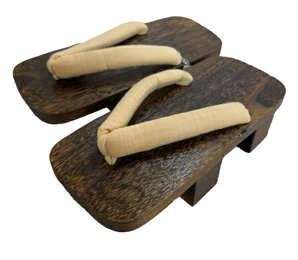 【　桐下駄　男下駄　二枚歯下駄　】お洒落な鼻緒で履きやすい、メンズ 桐 下駄 ♪歩くたびにカランカランと鳴り風情がある 紳士用 2枚歯下駄お洒落は足下から♪ 履き心地抜群！！