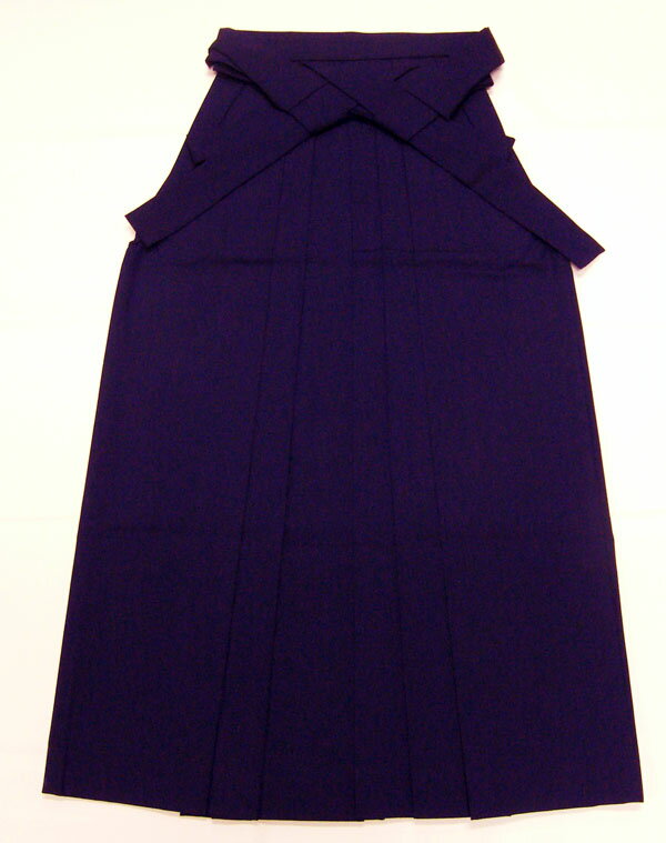 【レンタル】【往復送料無料】【6泊7日 1週間 レンタル 】レンタル袴 深ムラサキ色(紺桔梗色)単色無地 袴 (ウール・Mサイズ)