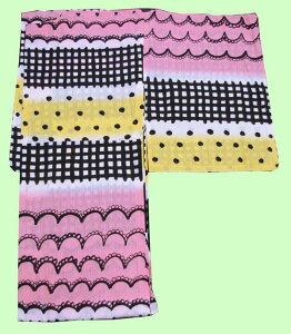 tsumori chisato 浴衣ツモリチサト変り織り 生地【アイボリー色】お仕立て上り ブランド浴衣デザイナー 津森千里 ・ブランド