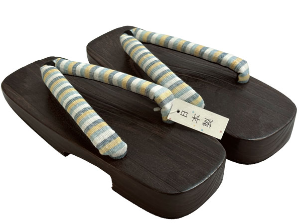 【 国産 総桐 男下駄 】お洒落な鼻緒で履きやすい、メンズ 桐 下駄 ♪男を極める！！お洒落は足下から履き心地抜群！！2Lサイズです