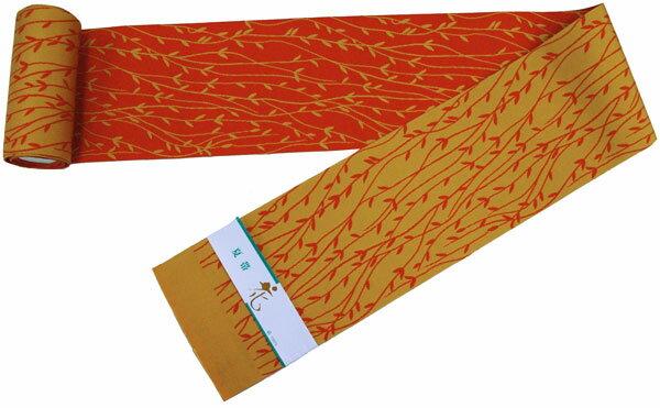 本場筑前博多織四寸単衣帯本場筑前柄...