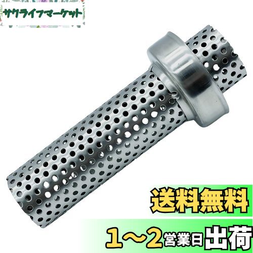 TIGRE BLANC 汎用 インナー サイレンサー メッシュ バイク 排気 バッフル マフラー 消音 音量 調整 オートバイ ステンレス 150mm 外径 60.5mm [並行輸入品]