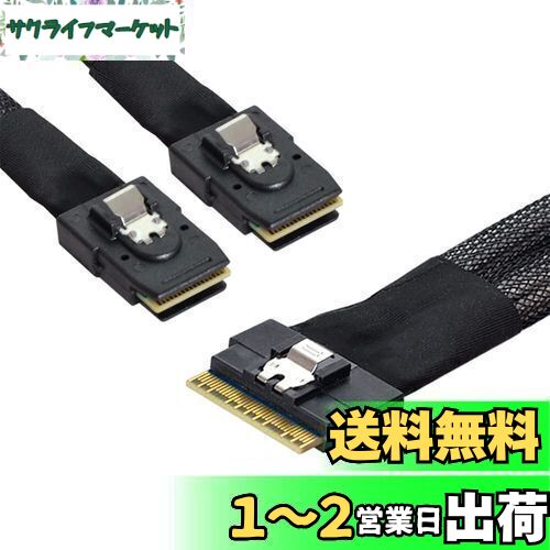 NFHK PCI-E ȥݡ 饤 SAS  4.0 SFF-8654 8i 74ԥ󢪥ǥ奢 SFF-8087 M...