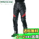 南海部品 NANKAI(ナンカイ) レザーパンツ ブラック/レッド サイズLL RDP10 バイク/オートバイ/革パンツ/ズボン RDP10A-LL