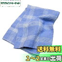 南海通商 Linne キッチンタオル チェック BL/WH 0118-045
