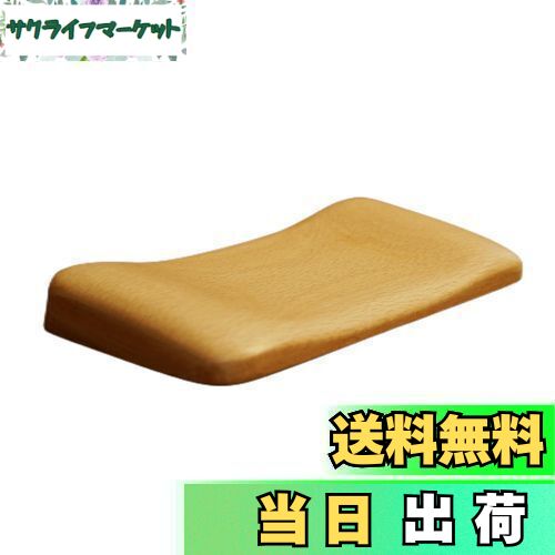 【送料無料】CrweanWcee リストレスト マウス パームレスト 木 小さい 手首置き マウス用 疲労軽減 コンパクト 滑り止め付き おしゃれ (ケヤキ)