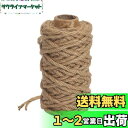 Tenn Well 20M 麻縄, 4mm 太い 麻ロープ 園芸 麻紐 手作り DIY 梱包 猫爪とぎ修理などに (茶色)