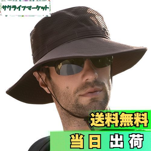 【送料無料】[KELEVO] サファリハット メンズ【メッシュ通気構造 折りたたみ UVカット】帽子 プレゼン..