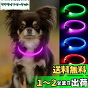 【送料無料】Candofly 光る首輪 小型犬 - 犬 散歩 ライト 充電式 LED 犬 首輪 光る 猫 首輪 犬散歩夜ライト (ピンク)