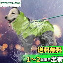 犬レインコート 犬用 ポンチョ ペットレインコートカッパ 雨合羽 防水 防雪 防塵 防風 小型犬 中型犬 大型犬 帽子付き 耐久性 通気 着脱簡単 快適 完全防水 多サイズ (グリーン, 12)
