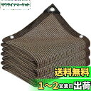 【送料無料】晨陽小店 遮光ネット2M*4M 日除けシェード 屋外 農業 園芸用 コーヒー色 シェード高密度ポリエチレン 紫外線から守る ベランダ 窓 カーポート...