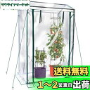 【送料無料】WORTH ビニール温室 ビニールハウス 家庭菜園 簡易 ガーデニング バルコニー 栽培 寒さと虫除け サイズ:幅100×奥行50×高さ150cm … …
