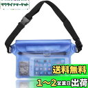 DanYee 防水ポーチ 完全防水 防水ケース 【1個】 IPX8取得済み 3重チャック PVC素材 海水浴 プール 釣り バイク ウエストバッグ 防水パック 携帯 (ブルー)