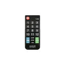 【送料無料】エレコム テレビリモコン 12メーカー対応 【 パナソニック 日立 シャープ 東芝 ソニー 三菱 LG ハイセンス アイワ アズマ オリオン フナイ 】 Sサイズ ブラック ERC-TV01SBK-MU