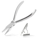 LEONTOOL 鼻パッド用ヤットコ 精密ドライバー付属 鼻パッドプライヤー メガネプライヤー メガネやっとこ 鼻あて調整 鼻当て調整 鼻パッド交換 クリングス ゆるみ調整 眼鏡調整プライヤー 眼鏡アジャストプライヤー メガネ調整ペンチ 眼鏡修復ツール メガネ用ヤットコ メ