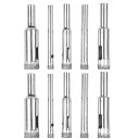 Wolfride ダイヤモンドホールソー タイル コアドリル 大理石 陶器 ガラス 穴あけ 超硬 5mm 6mm 8mm 10mm 12mm ダイヤモンド粒子 ...