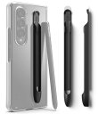 【Ringke】Galaxy S Pen FOLD EDITION SLIM PEN ケース 紛失防止 破損防止 3M接着剤付き 収納 Sペンホルダー ペン入れ ペンケース ポリカーボネート製 (Galaxy Z Fold4専用) - Black