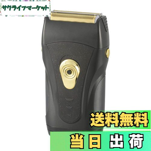 【送料無料】オーム電機 メンズシェーバー 電動 水洗いコンパクトシェーバー 3枚刃 電気カミソリ 電池式 ジェル剃り 石鹸剃り もみあげ キワゾリ チタンコーティング HB-SB31B-K 00-5856 OHM