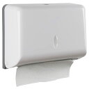 Athvcht ペーパータオルホルダーペーパータオル用ホルダー 壁掛け (27*20.5*10.5cm 取り出し口20.5cm) 小判用 中判用 ハンドタオルディスペンサー ペーパータオルケースネジ固定 ペーパータオルホルダー 壁掛け 両面テープ 小窓付き 洗面所/浴室/オフィス/商業用/学校用