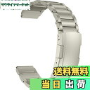 【送料無料】MaKTech チタンバンド、20mm軽量ワンピースメタルリンクブレスレット、Samsung Galaxy Watch 7 FE 6 5 4,40/42/43/44/45/46/47mm,Huawei GT 4/3-41/42mmに対応 (チタン色)