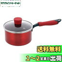 ベストコ 片手鍋 ソースパン 16cm レッド IH対応 NM-111 デリシャスサインエボルト